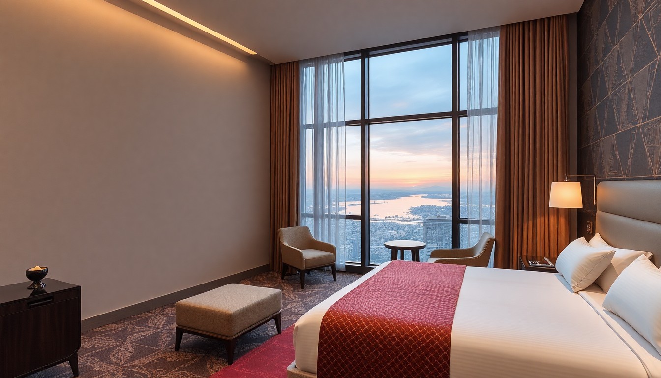 Hilton otel dış görünüm Boğaz manzarası