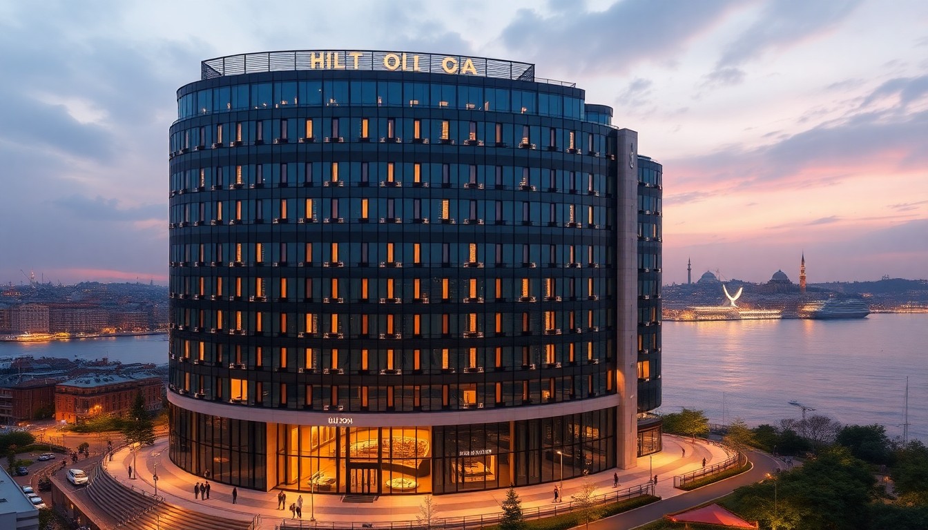Hilton Istanbul Bosphorus otel odası geniş yatak