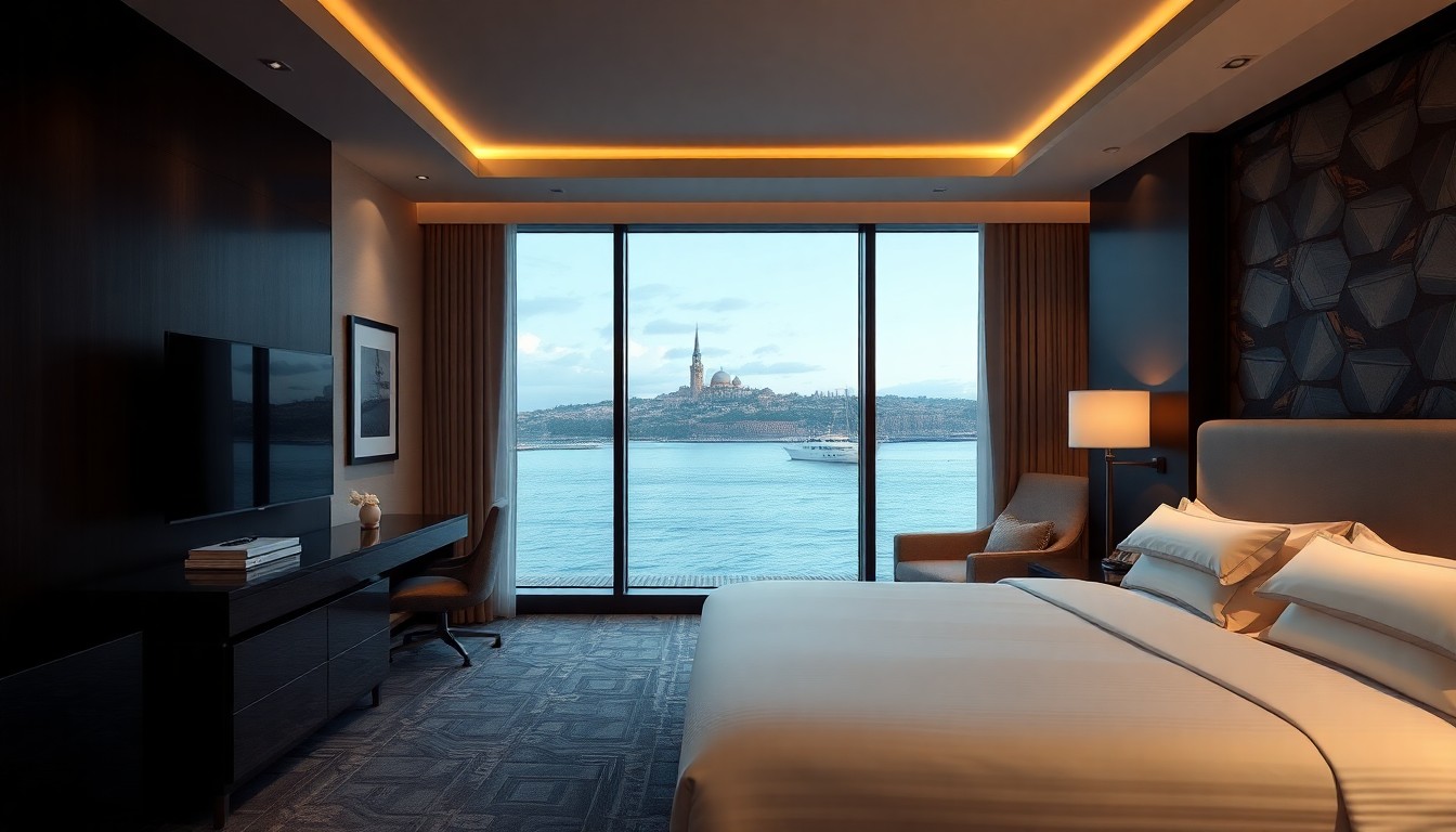 Hilton Istanbul Bosphorus otel lobisi