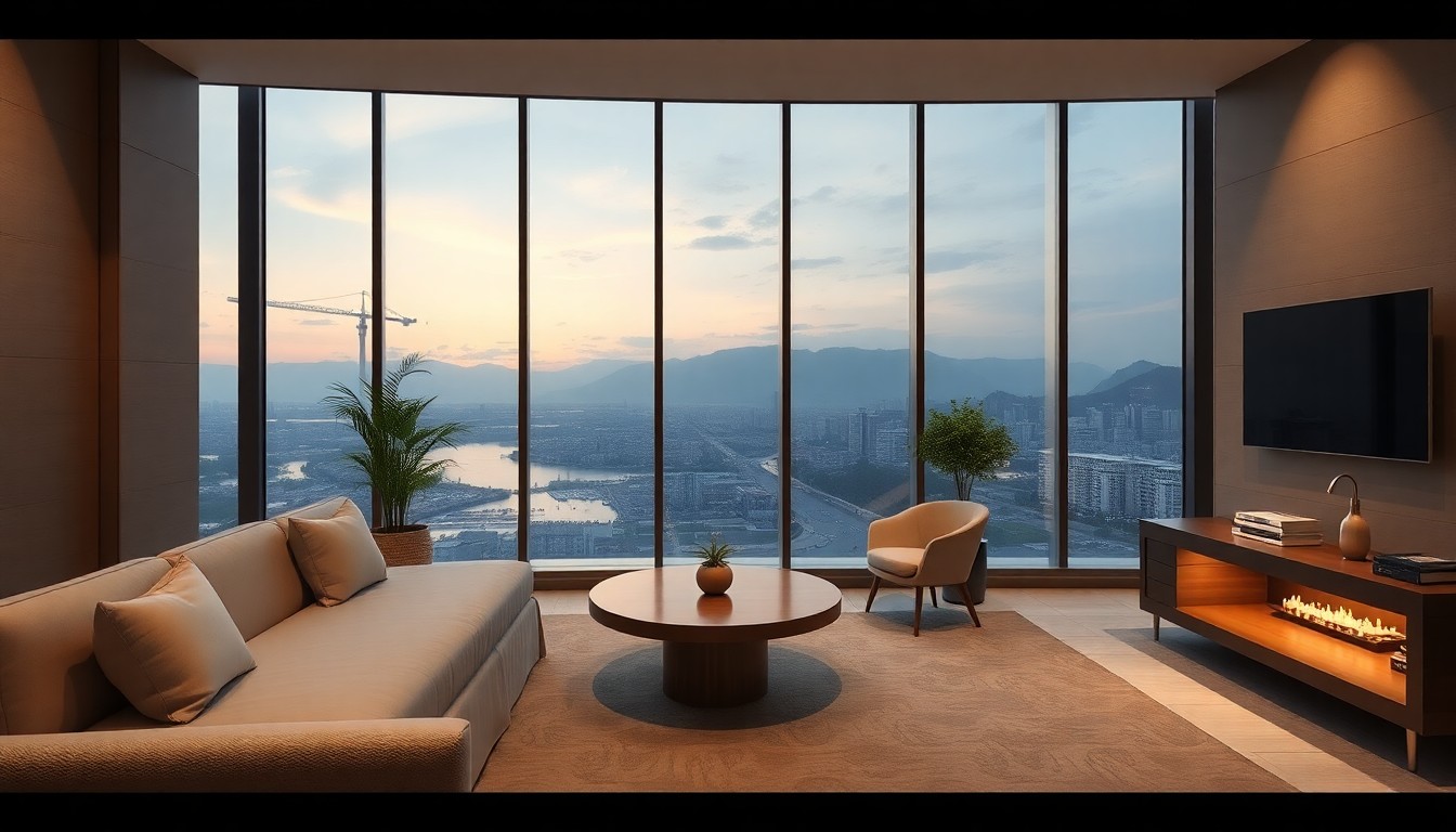 Swissotel lüks iç mekan ve Boğaz manzarası